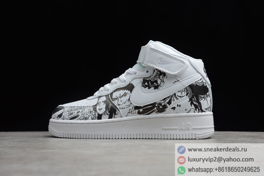 Nike Air Force 1 ONE PIECE Mid White AQ8020-100 Men Shoes